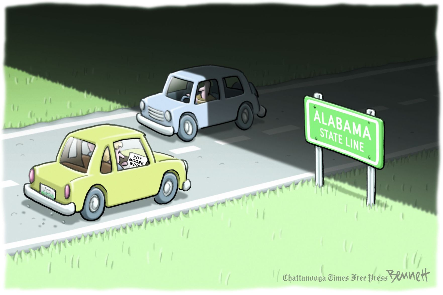 Clay Bennett editorial cartoon